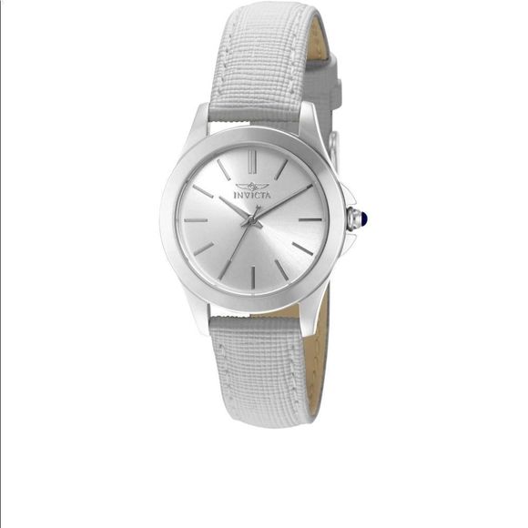 INVICTA Angel Collection Stainless Steel Leather Watch main image 5